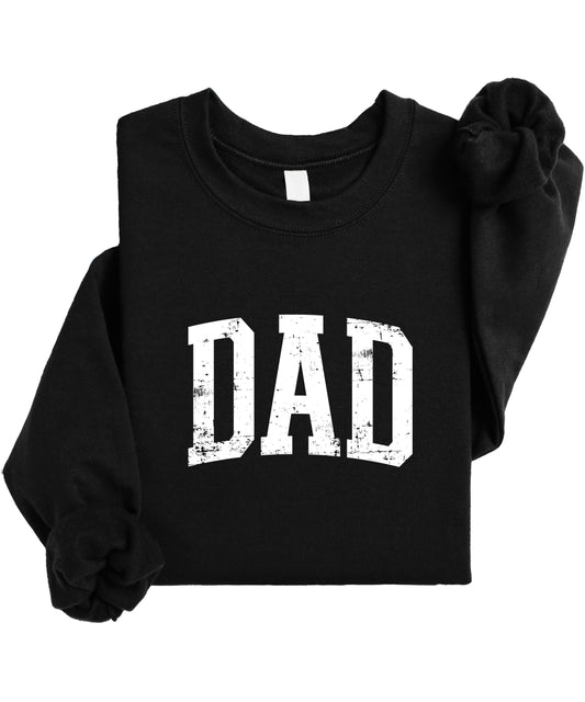 Distressed Dad Crewneck Sweatshirt | Father's Day Gift for Men