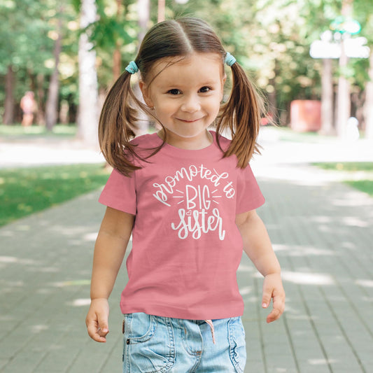 Olive Loves Apple Promoted to Big Sister Announcement T-Shirt