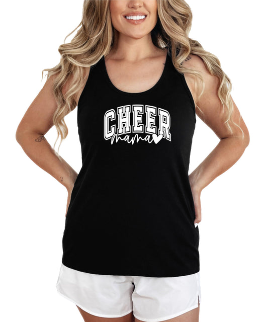 Trendy Cheer Mama Tank Top for Women Supportive Mama Shirt