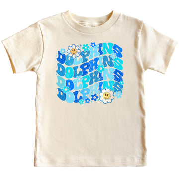 Dolphins School Spirit Shirt for Game Day Apparel for Adults and Kids
