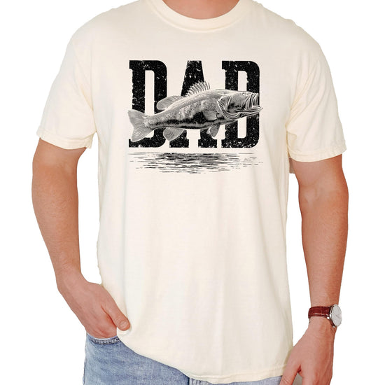 Dad fishing shirt gift idea for Father's Day or birthday, men's graphic tee