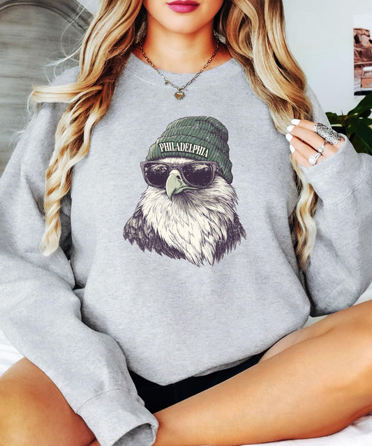 Eagles Football Sports Sweatshirt for Men Women Youth and Toddler Boys