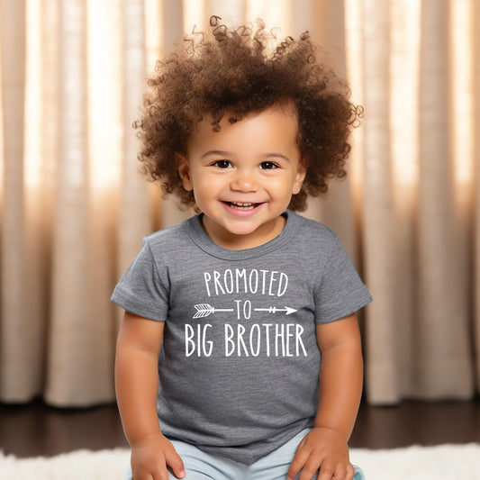 Promoted to Big Brother Arrow Sibling Reveal Announcement Shirt