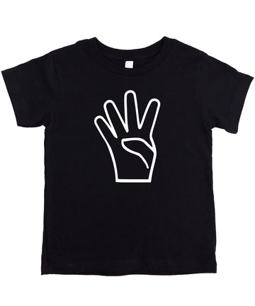 4th Birthday Shirt for Kids | Fun Unisex Age 4 Tee