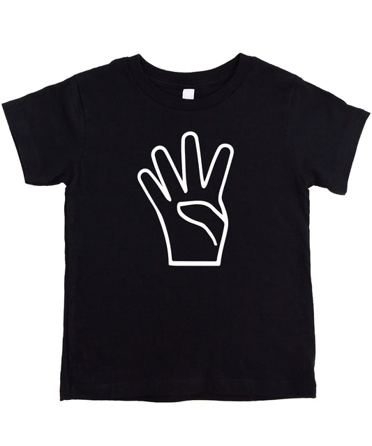 4th Birthday Shirt for Kids | Fun Unisex Age 4 Tee