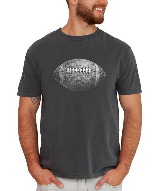 Vintage Football Shirt for Men and Women Distressed Retro Game Day Graphic Tee for Football Fans