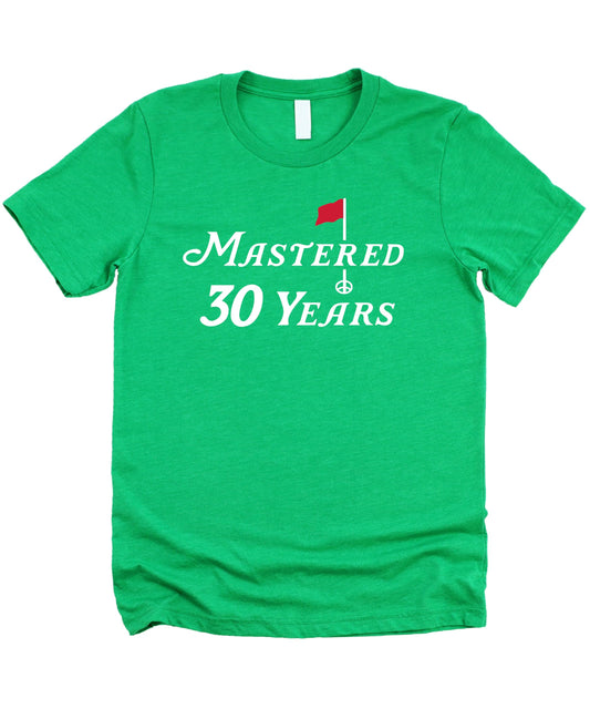 Mastered 30 Years Funny Golf Birthday Shirt for Men & Women