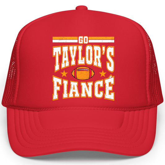 Go Taylors Fiance Trucker Hat for Women Foam Front Classic 5 Panel Mesh Snapback