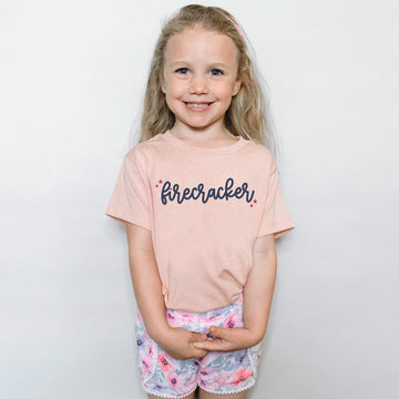 Firecracker 4th of July Family Matching Tees for Kids & Adults