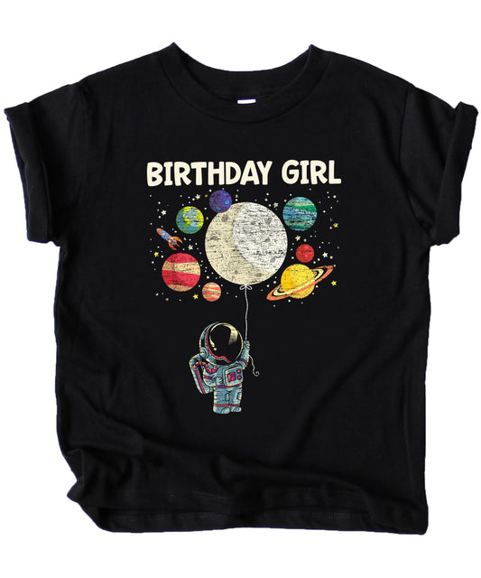 Astronaut Birthday Boy or Girl Matching Family Space Party Tee for Mom, Dad, & Siblings - Sold Individually