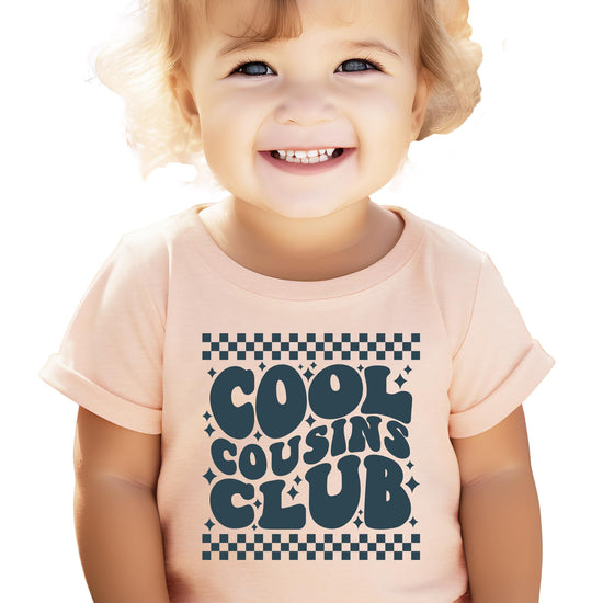 Multiple Cool Cousins Club matching shirts showing family set options