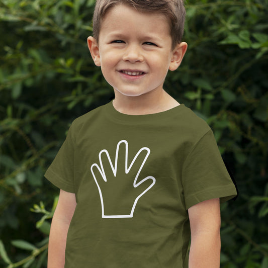 5th Birthday Hand Shirt for Boys & Girls – 5 Years Old