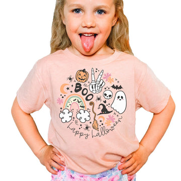 Spooky Things Shirts and Bodysuits for Baby and Toddler Youth Girls Halloween Outfits Natural Bodysuit Newborn