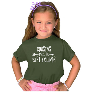 Cousins Make The Best Friend T-Shirt for Baby and Toddler Girls