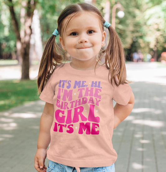 It's Me Hi It's My Birthday Funny Girls Birthday Shirt