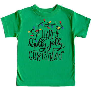 Holly Jolly Christmas T-Shirts for Baby and Toddler Matching Family Fun Outfits