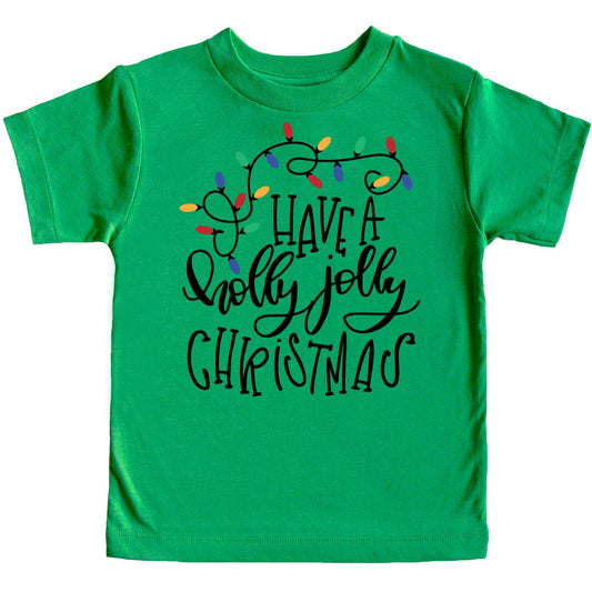 Holly Jolly Christmas T-Shirts for Baby and Toddler Matching Family Fun Outfits