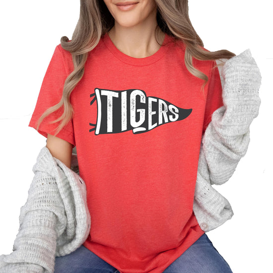 Tigers game day graphic tee styled casually, unisex fit for men and women