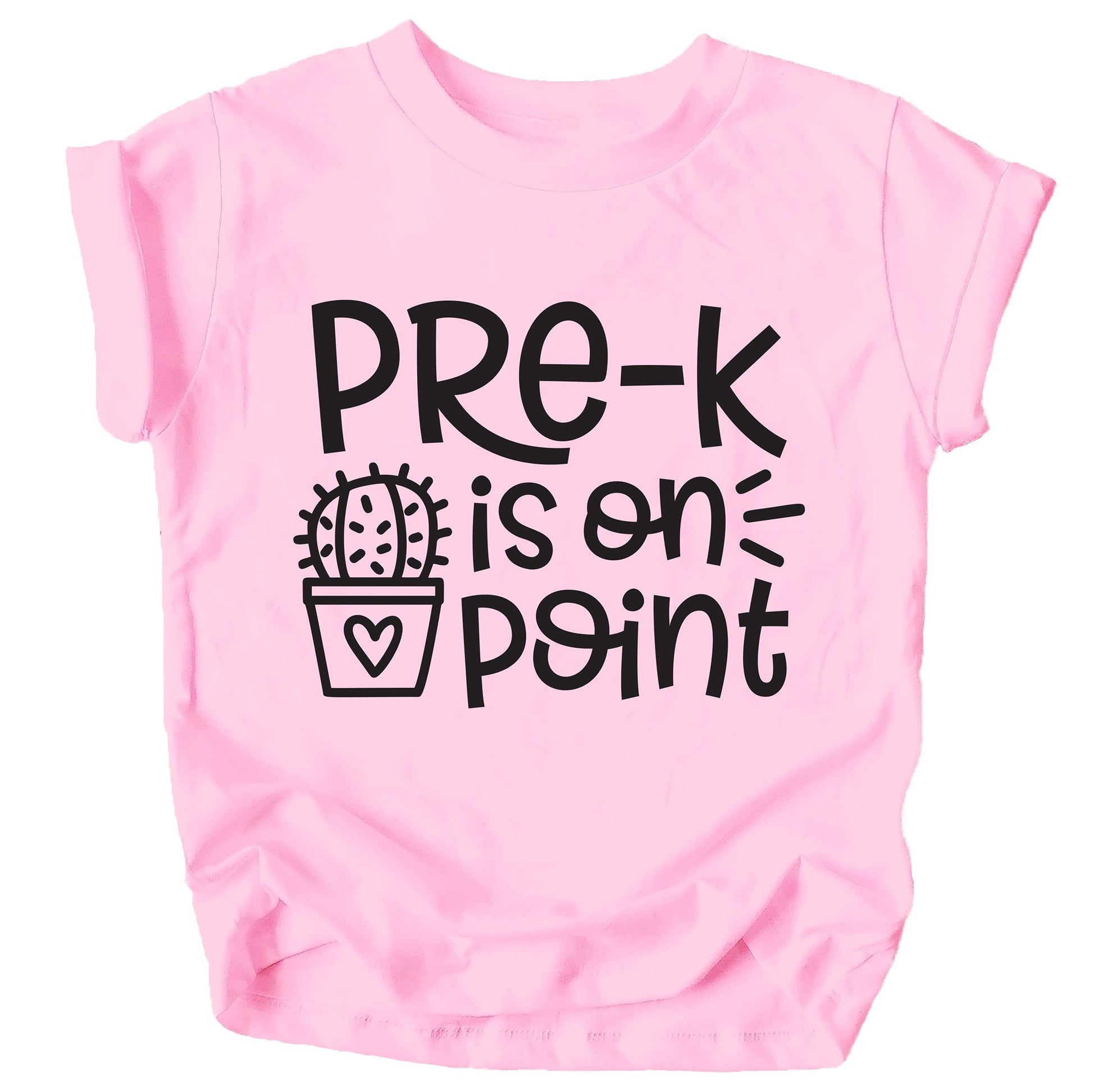 Pre-K back to school shirt layout showing full design and shirt style