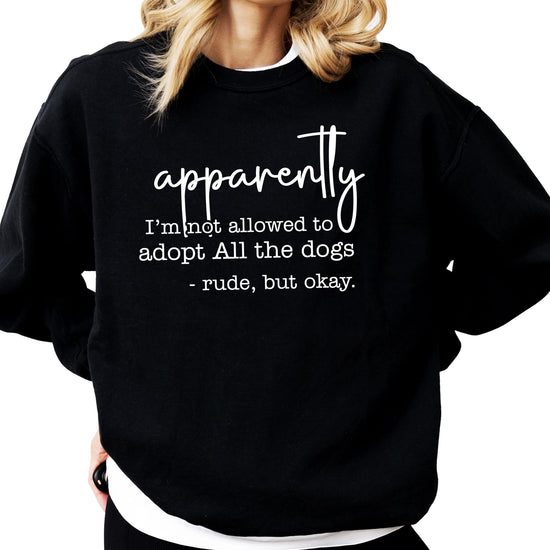 Detail shot of high-quality black text print on comfortable gray sweatshirt material