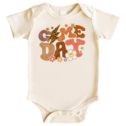 Game Day Leopard School Spirit Shirt for Game Day Apparel for Adults and Kids