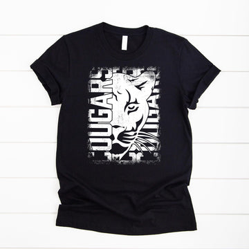 Cougars Team Shirt | Adult School Spirit Mascot Tee