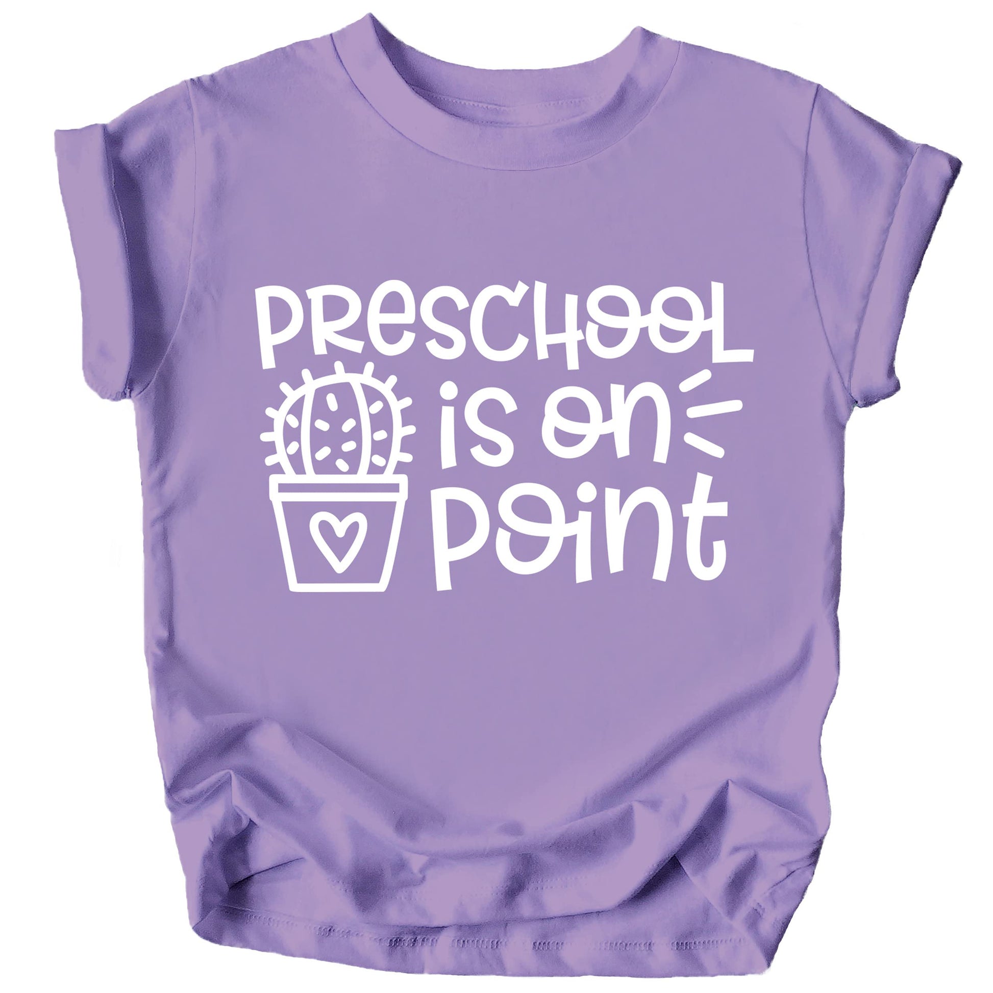 Mauve preschool first day of school graphic tee for toddlers by Olive Loves Apple
