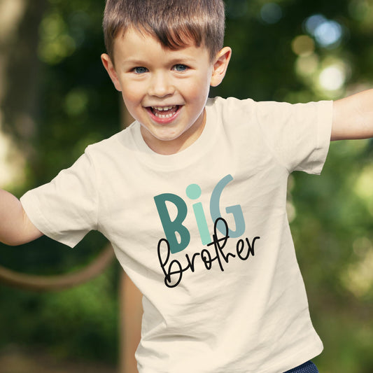 Big Brother T-Shirt Shirt for Boys Big Bro Sibling Reveal Tee