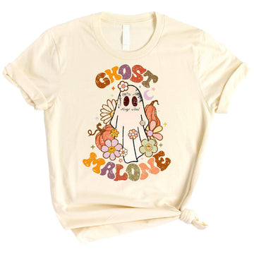 Ghost Malone Spooky Fun Halloween Shirt for Women