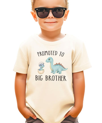 Dinosaur Big Bro Shirt for Boys New Big Brother Dino Sibling T-Shirt