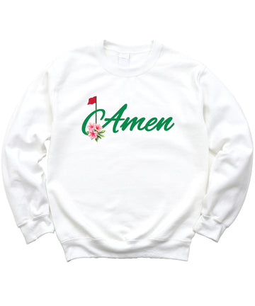 Amen Golf Crewneck Sweatshirt for Women, Teens & Kids