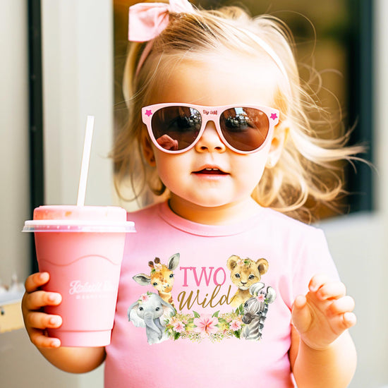 Two Wild birthday shirt product shot showing overall design and quality