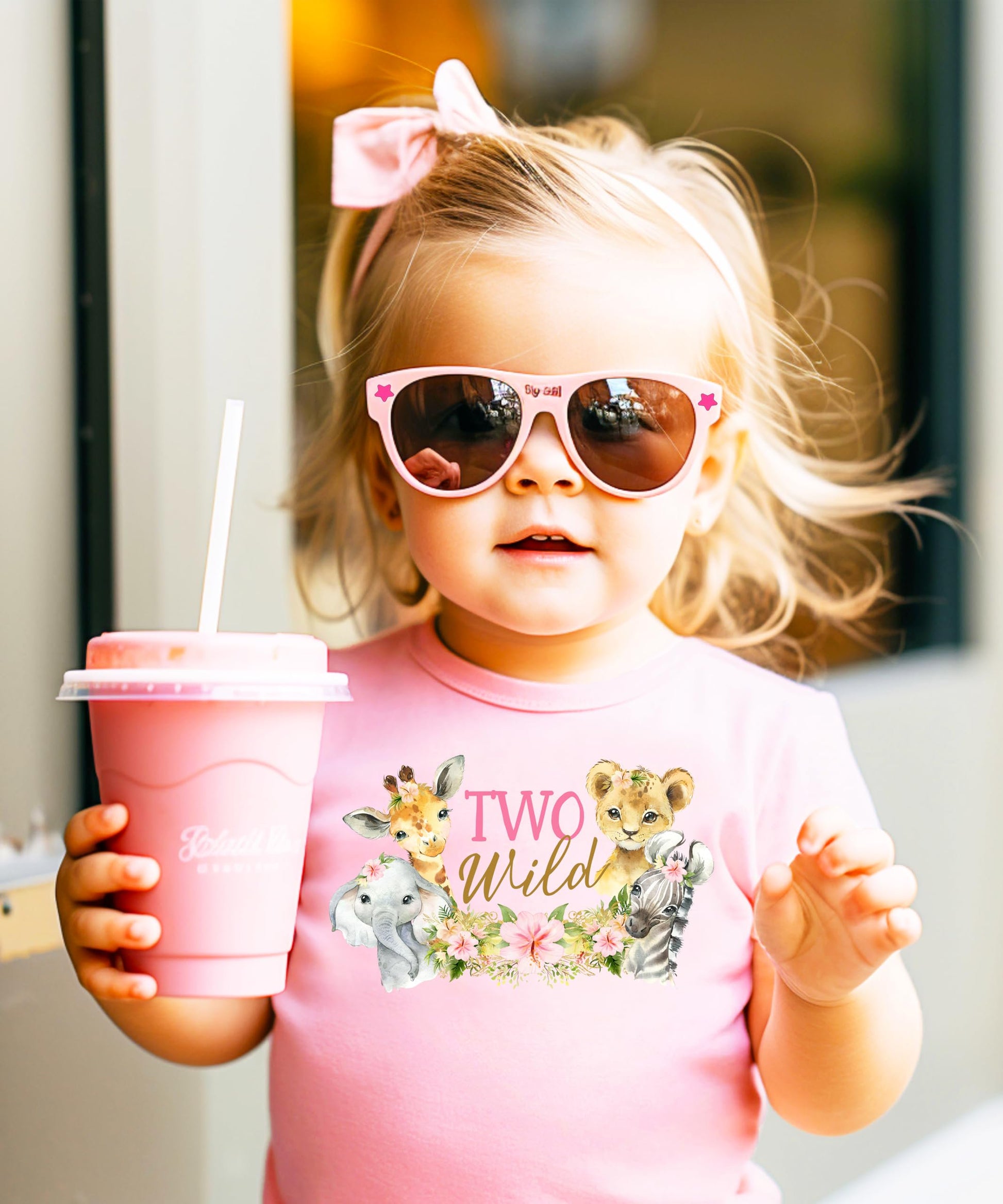Two Wild birthday shirt product shot showing overall design and quality