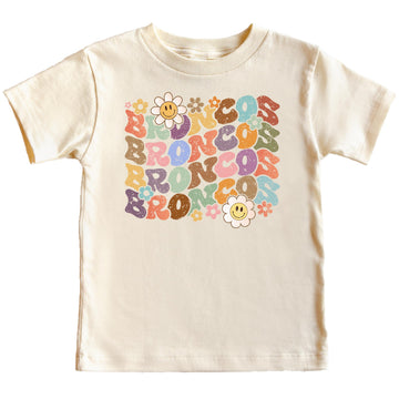Groovy Broncos School Spirit Shirt for Game Day Apparel for Adults and Kids