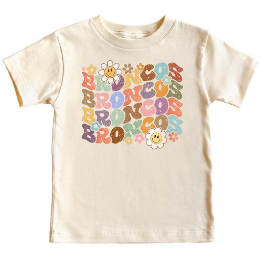 Groovy Broncos School Spirit Shirt for Game Day Apparel for Adults and Kids