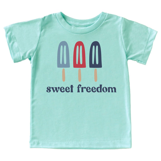 Sweet Freedom Popsicle shirt collection showing multiple color options available