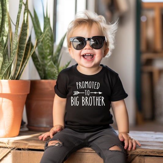 Promoted to Big Brother Arrow Sibling Reveal Announcement Shirt