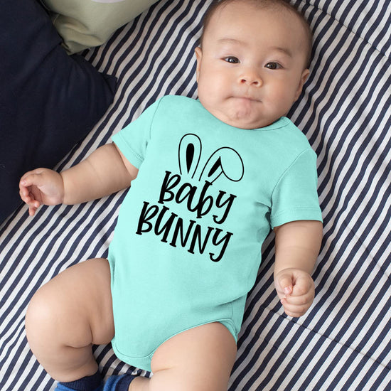 Matching family Easter outfit set featuring Baby Bunny Chill infant bodysuit