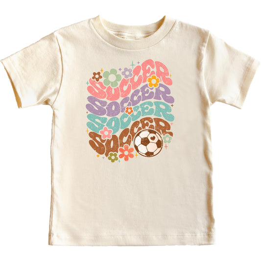 Groovy Soccer School Spirit Shirt for Game Day Apparel for Adults and Kids