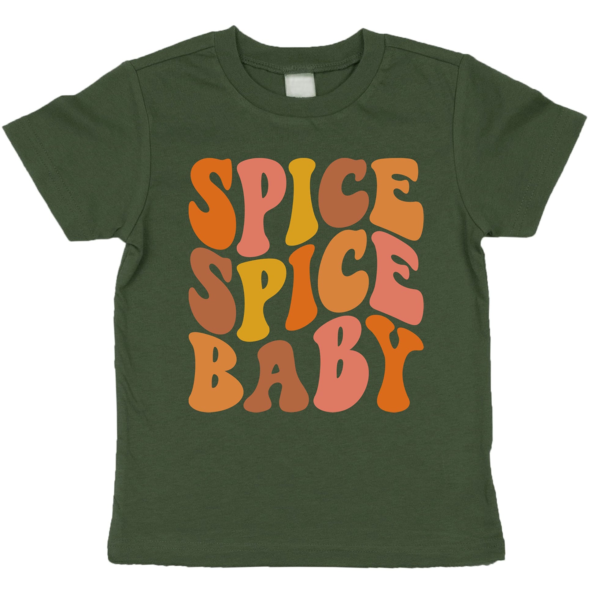 Spice Spice Baby vintage burgundy graphic bodysuit for baby Halloween and fall outfits
