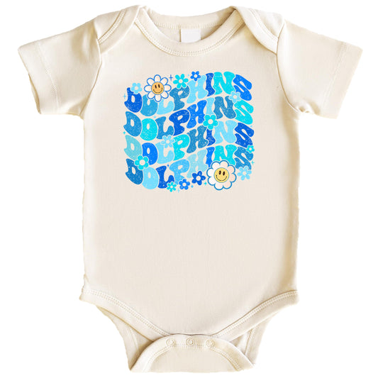 Dolphins School Spirit Shirt for Game Day Apparel for Adults and Kids