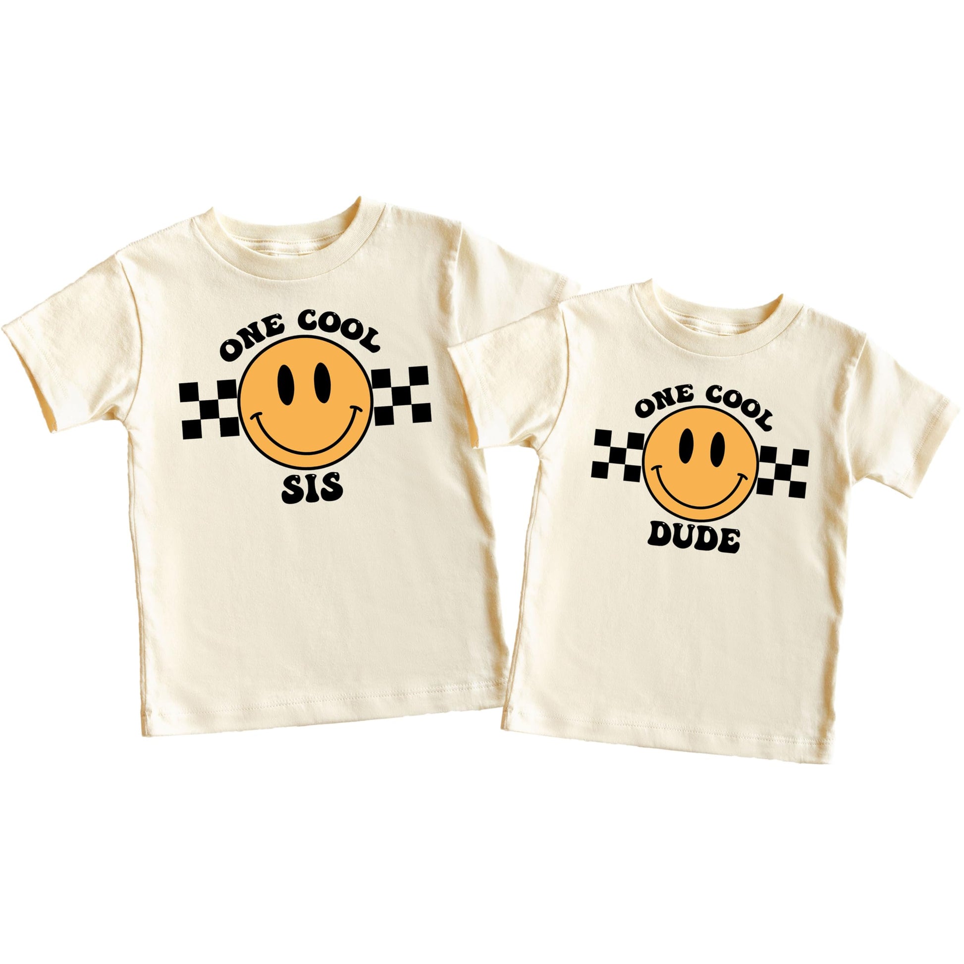 One Cool Mom natural graphic tee for 1st birthday matching family shirts