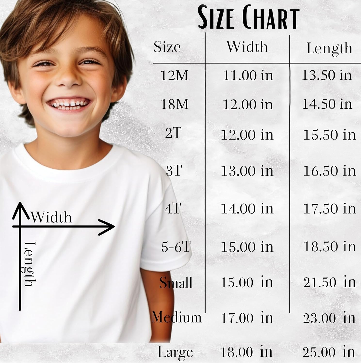 Back view of girls peach birthday shirt showing garment construction