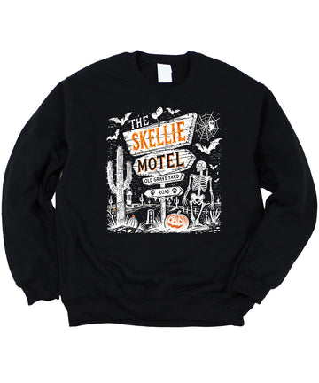 The Skellie Hotel Halloween Sweatshirt | Women, Men & Youth