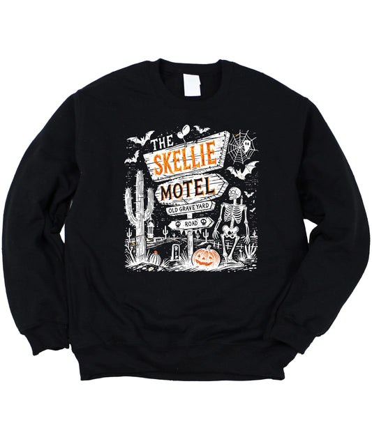 The Skellie Hotel Halloween Sweatshirt | Women, Men & Youth