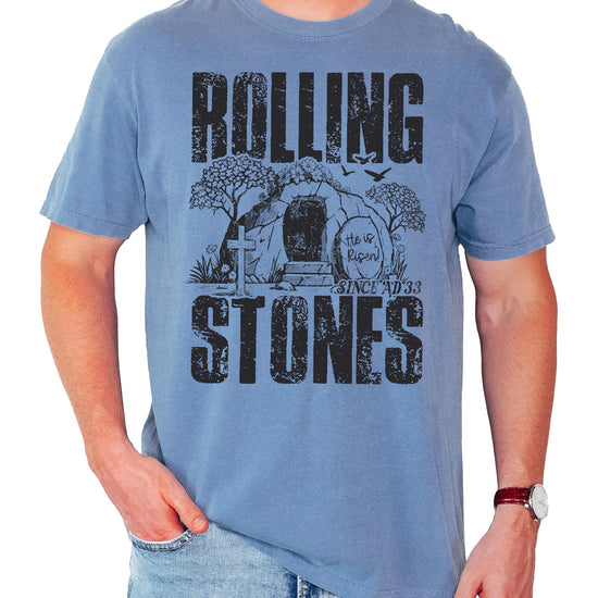 He Is Risen Since AD 33 funny faith graphic Easter tee styled casually for church or family wear