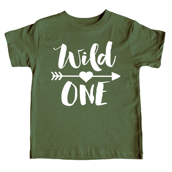 Wild One birthday shirt flat lay showing shirt design and fit