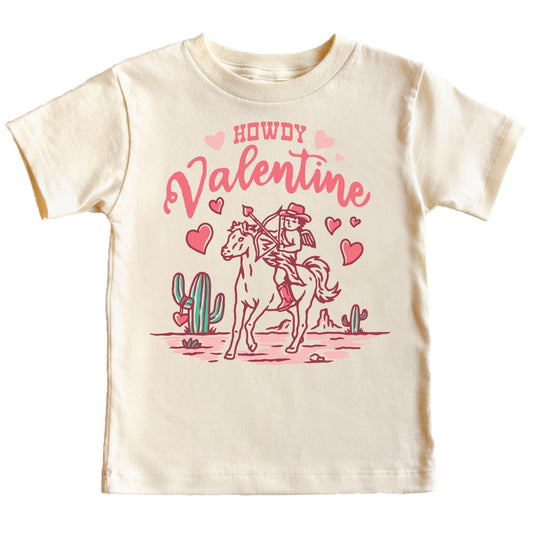 Howdy Valetnine Western Valentine's Matching Shirts for Women and Girls
