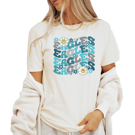 Eagles School Spirit Shirt for Game Day Apparel for Adults and Kids