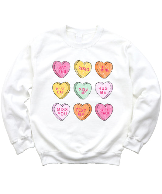 Olive Loves Apple Matching Valentine's Day Sweatshirt for Girls & Women Outfits